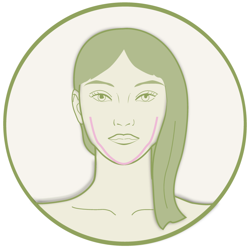 Gesichtsverschmälerung – Platzhalter